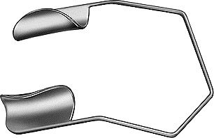 Temporal Approach Lid Speculum Solid Blade